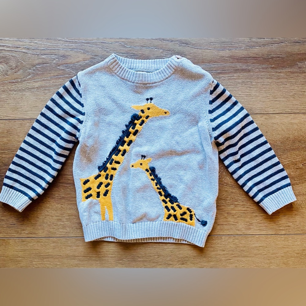 100% Organic Cotton Giraffe Sweater John Lewis